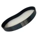 CORREIA 5M 600 X 10MM MEGADYNE SILVER RPP