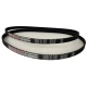 CORREIA 8M 1200 X 15MM MEGADYNE SILVER RPP