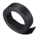 CORREIA ABERTA STD5M - LARGURA 48MM - VENDA METRO PU/AÇO PRETA