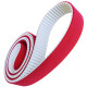 CORREIA COM EMENDA T5 2230 X 16MM PU/AÇO C/R VERMELHO 3MM