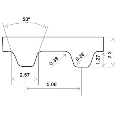 CORREIA XL 284 X 6MM 025 STARBELT