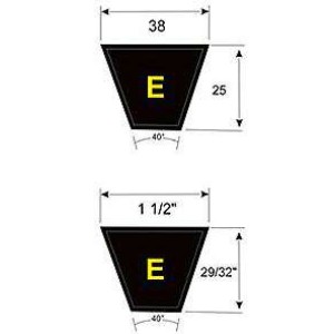 CV E 195 OPTIBELT VB